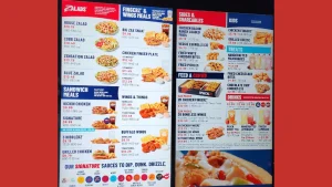 zaxbys menu with prices and pictures