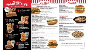 portillo's menu