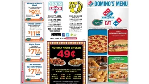 domino's menu