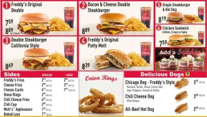 freddy's menu